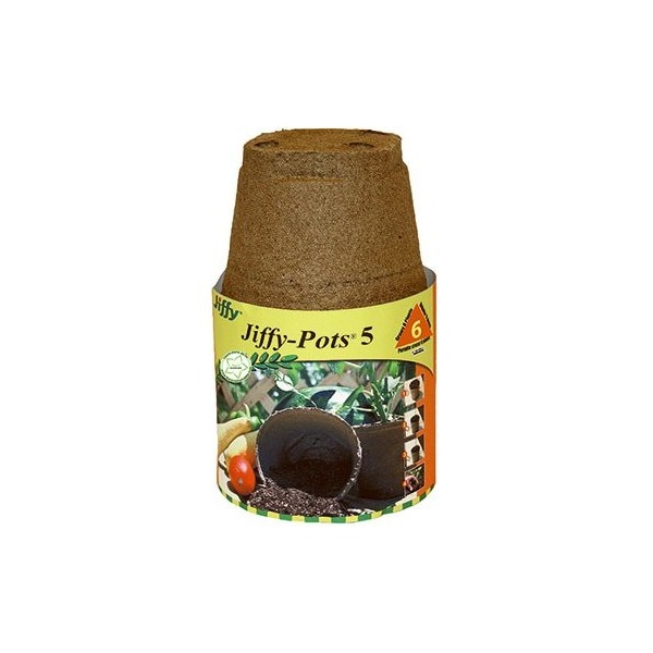 Green Garden Products 6PK 5 RND Peat Pot JP506 - main